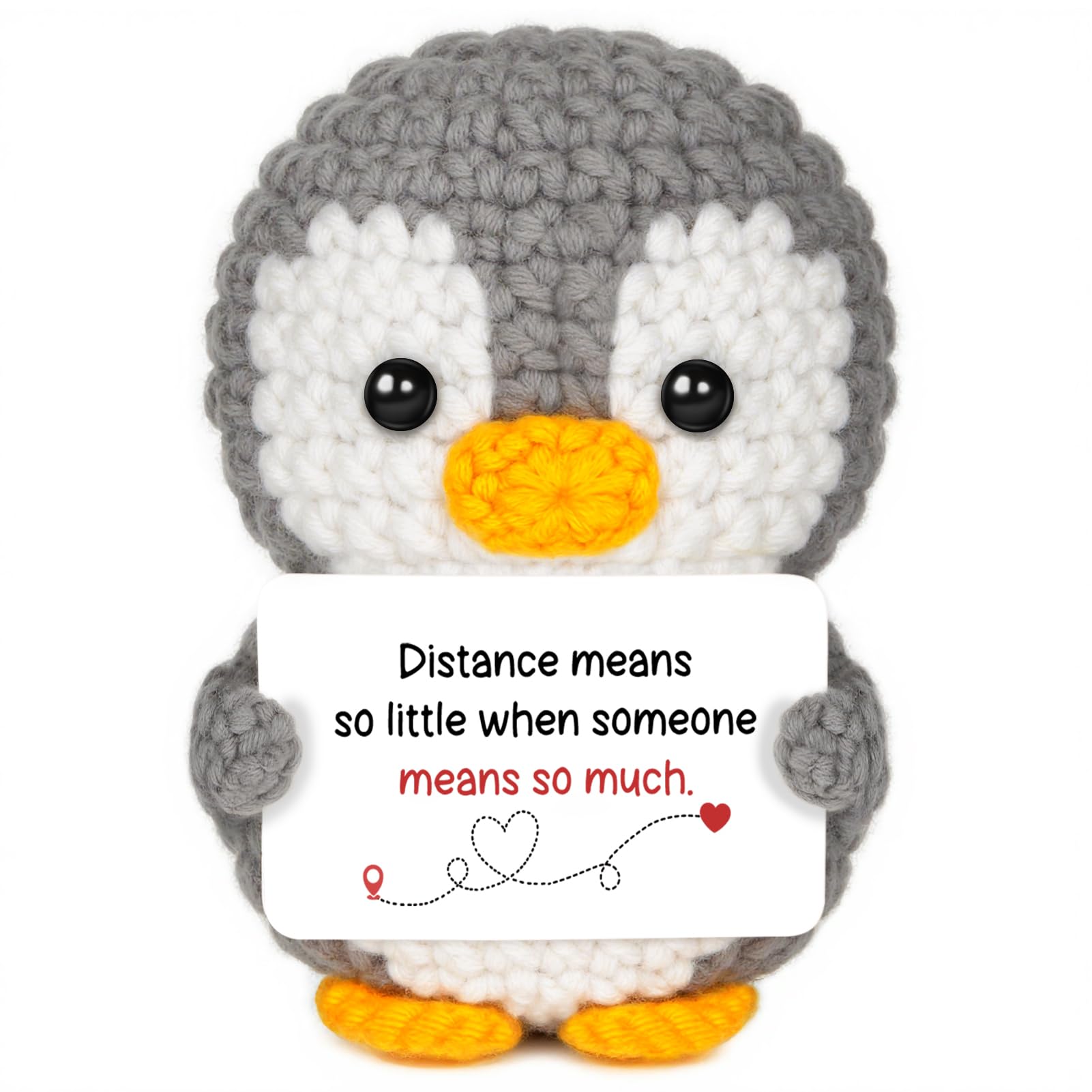 Gleevara Gift for Boyfriend Girlfriend, Handmade Crochet Penguin Gifts