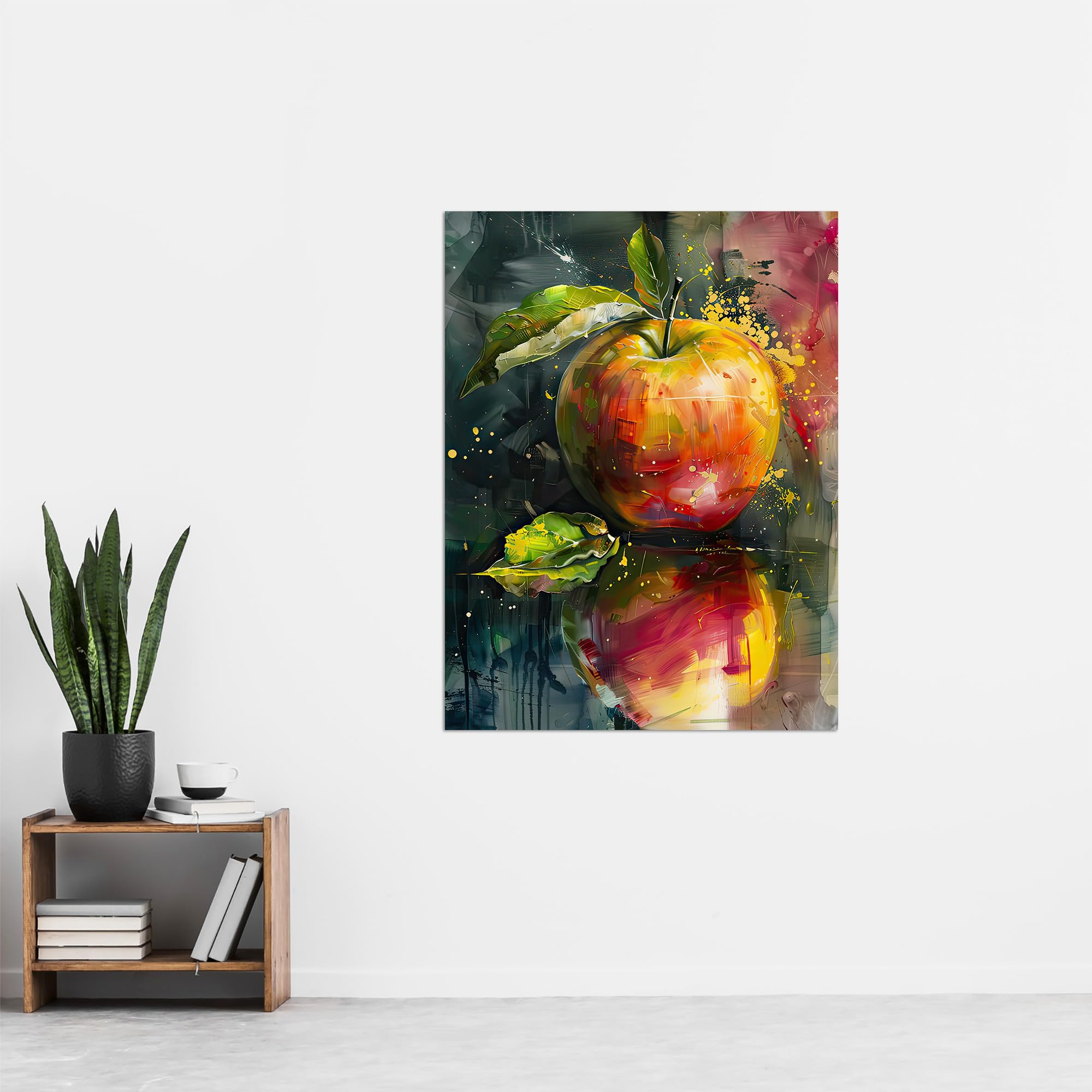 Amazon.com: Artery8 Apple Still Life Modern Artwork Fruit Mirror