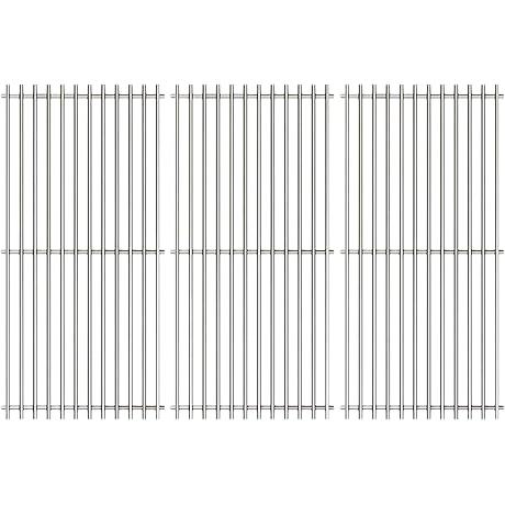 Enjoy Effortless Grilling with Uniflasy Cooking Grid Grates: 16 7/8" Stainless Steel...