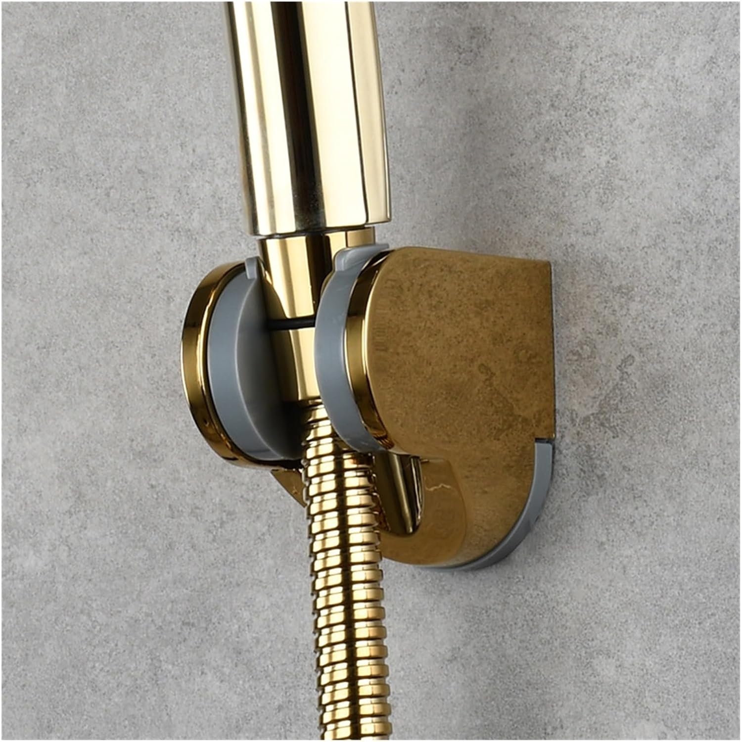 Bathroom Shower Stand Head Holder Soporte Ducha Wall Mounted Adjustable Hand Held Shower Sprayer Bracket Bathroom Accessories(Black)