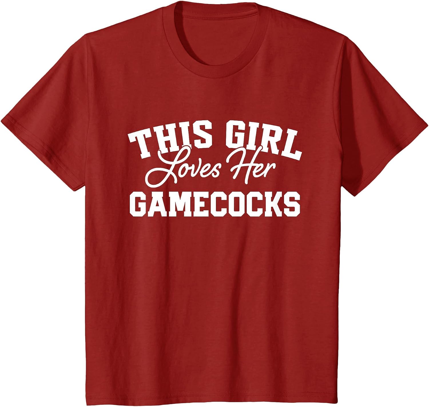 Gamecocks New Brockton This Girl Loves Her HS T-Shirt