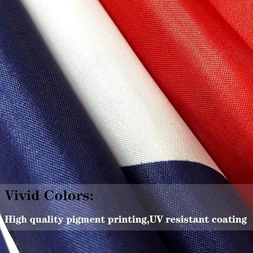 Miniatura 4 de Jayus Bandera del estado de Texas de doble cara de 3 x 5 pies para exteriores, banderas de la República de Texas 220D resistentes, colores vivos,