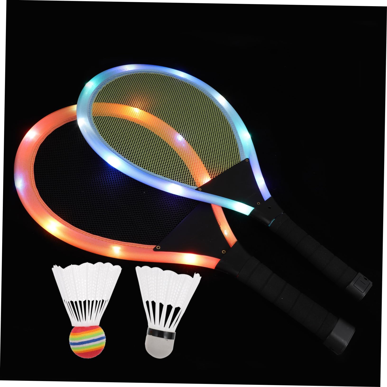 KOMBIUDA 1Set Lightweight Badminton Racket Mesh for Sports Enhances Coordination and Parent Interaction