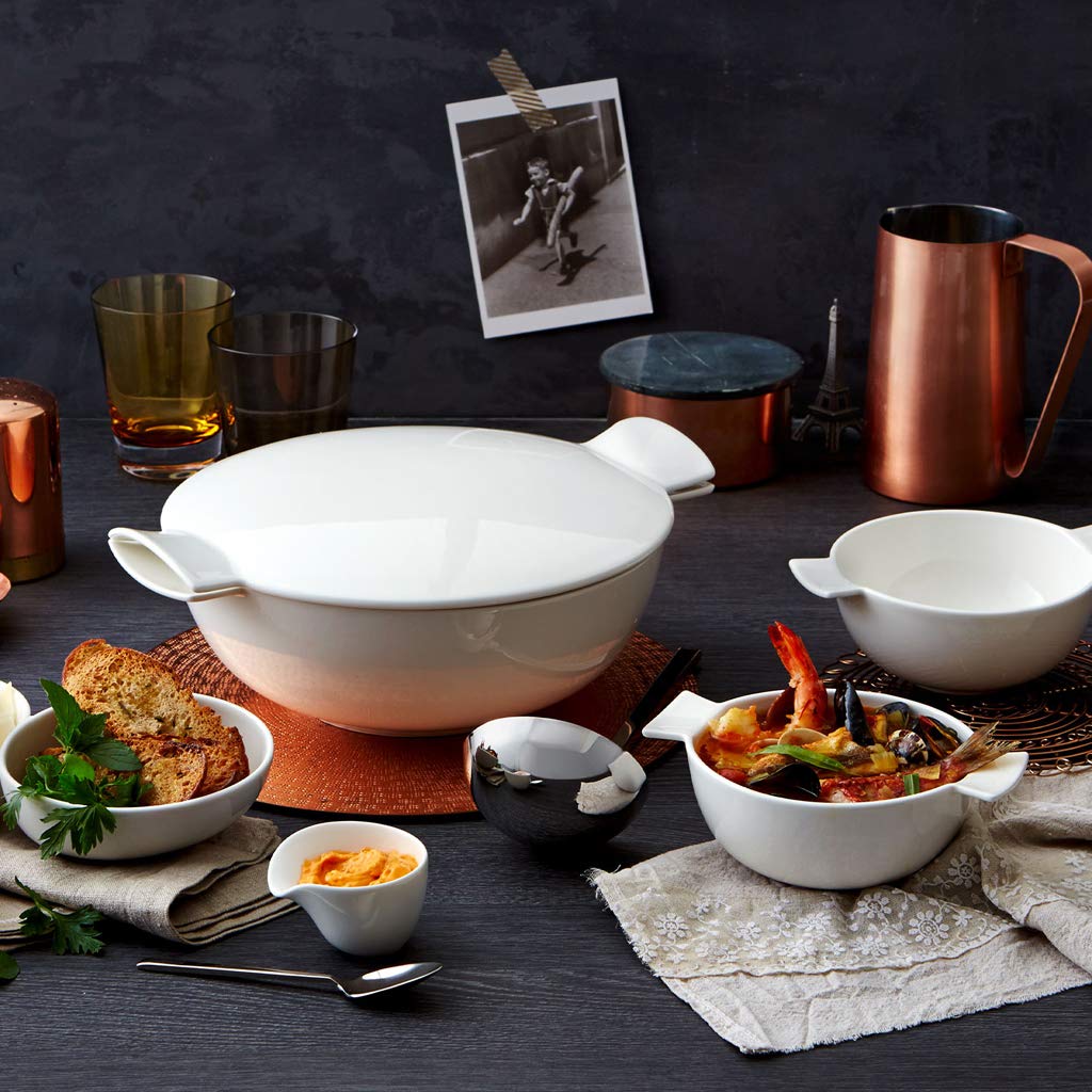 Villeroy & Boch Soup Passion Soupière pour 4 personnes, Porcelaine Premium, Blanc,32 x 26 x 10 cm