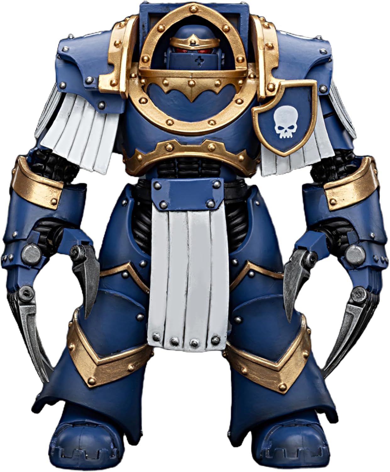 JOYTOY Warhammer 40K 1/18 Action Figures Ultramarines Cataphractii Terminator Squad Terminator with Lightning Claws Collectible Model