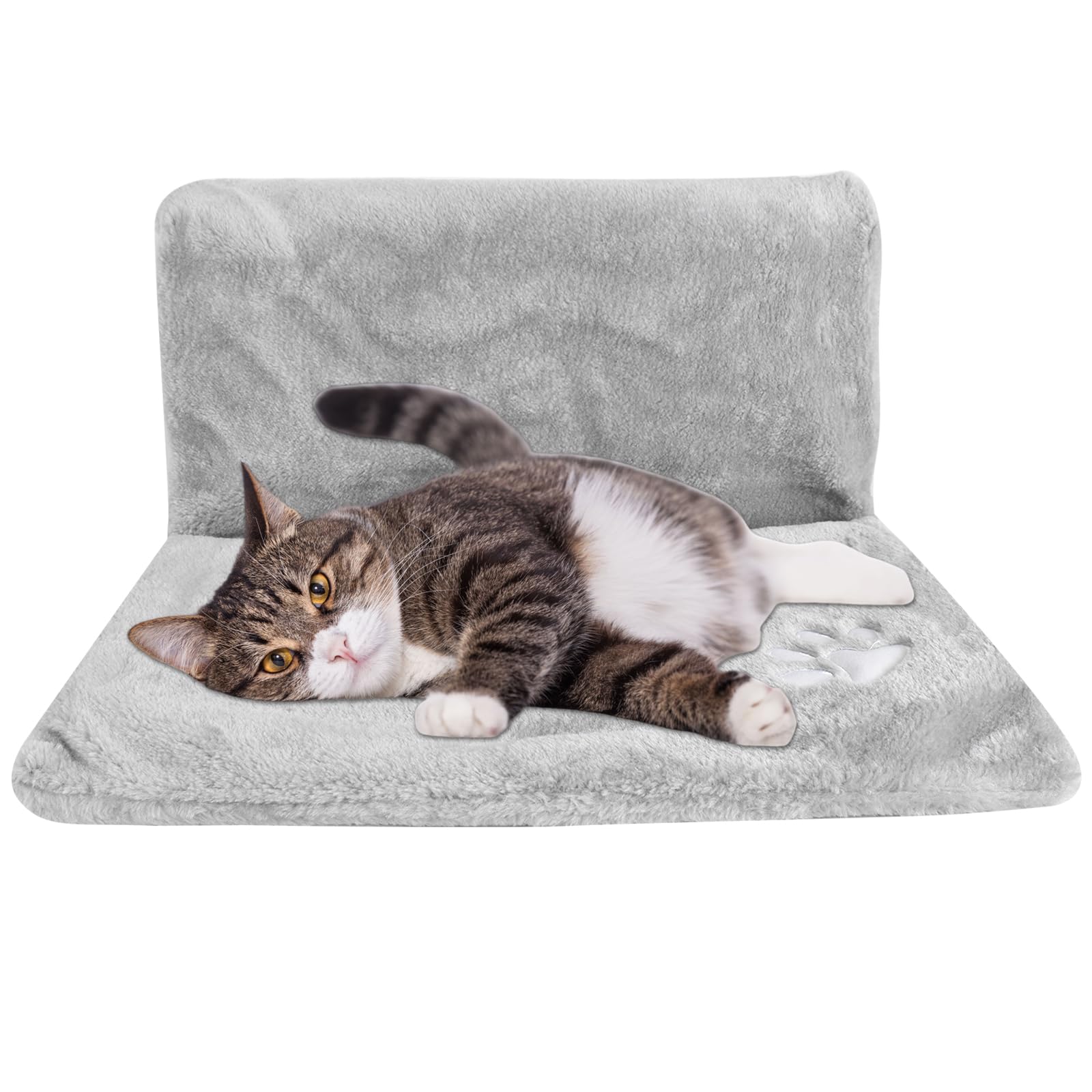 Cuccia da Termosifone per Gatti, Letto per Termosifoni per Gatti, Appendere Amaca Gatto Termosifone Letto Gatto, Amaca per Riscaldatori, Termosifoni per Tutti i Comuni (Grigio)