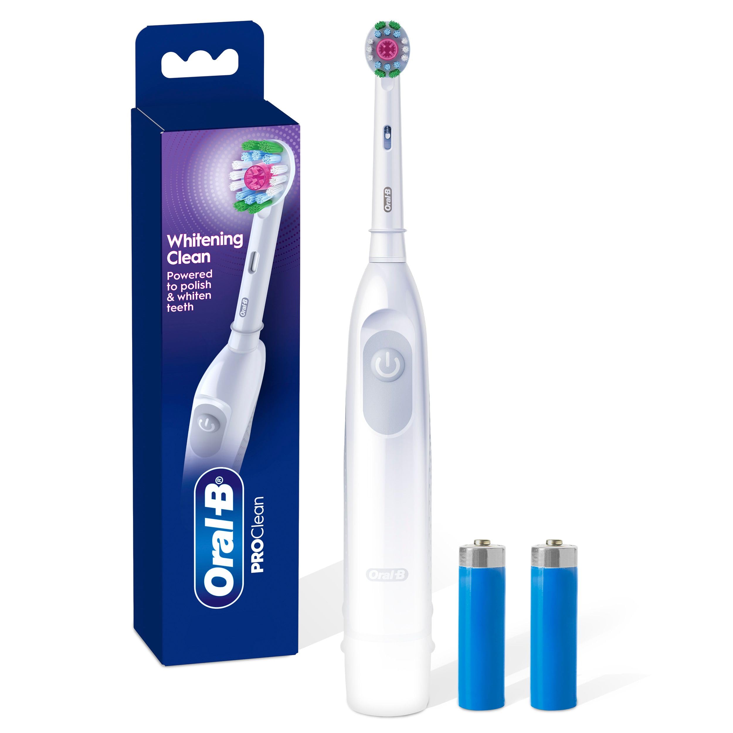 Oral-B 3D White 電動歯ブラシ本体　➕　詰め替え Oral-B Pro 100 3D White Battery Toothbrush - Whitening Power