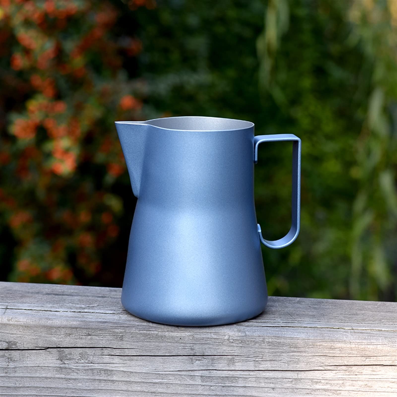 Milchkrug Non-Stick-Edelstahl-Kugelmilch-Schaumstoff-Kugel-Espresso-Kaffee-Pitcher Barista-Handwerk Kaffee-Latte Milch-Jug 550ml Milchkännchen Porzellan