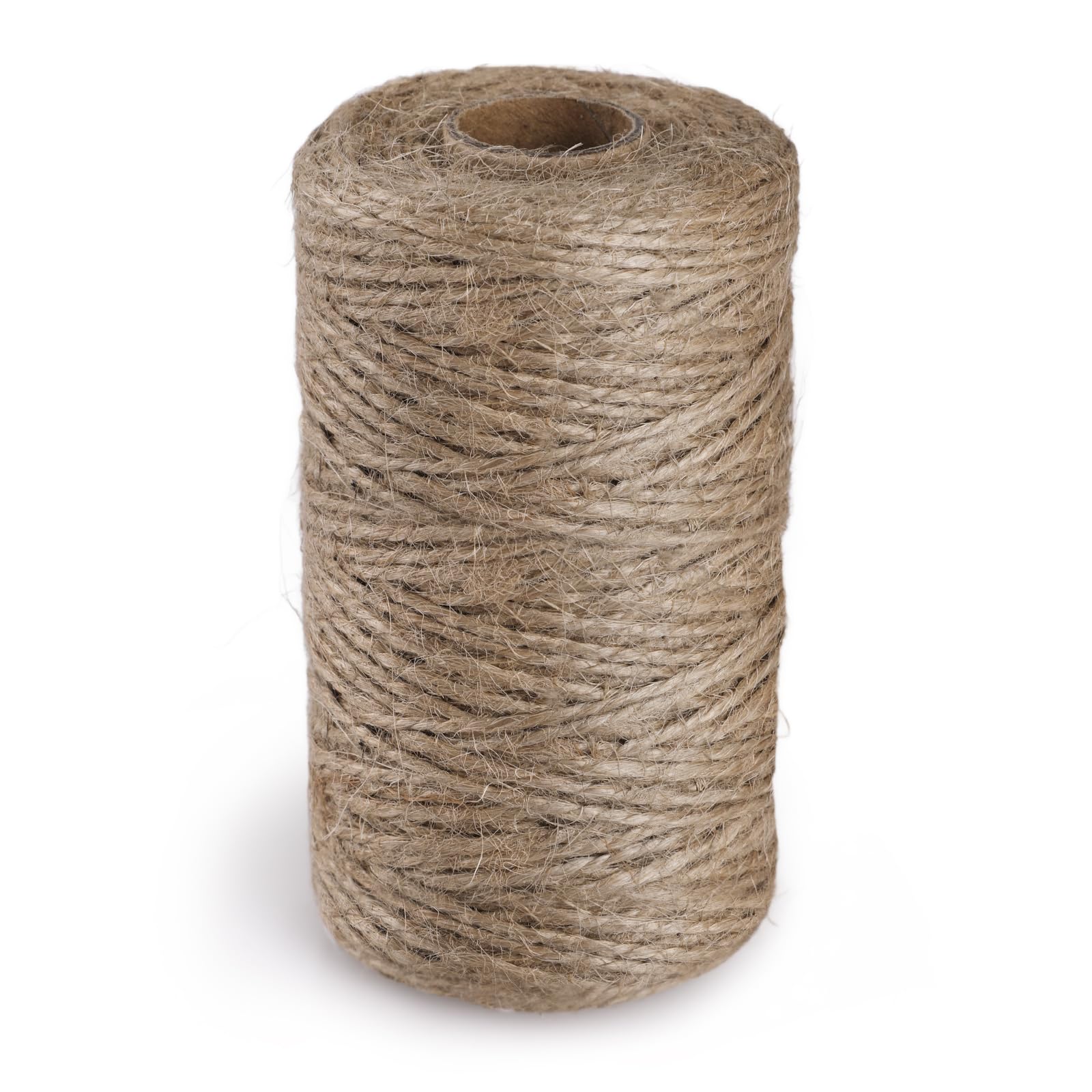 100 M Jute-Schnur,GeeRic 2MM Dicke 3-Lagig Braun Juteschnur für Kunst-Handwerk, Floristik, Dekoration, Handwerk,Garten,Pflanzen