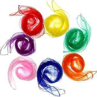 Pañuelo De Baile Actividad De Malabarismo Pañuelos para Mujer Color Rosa para Festivales Bufandas Chales Joyas Chal Negro para Vestido De Noche Falda con Borlas