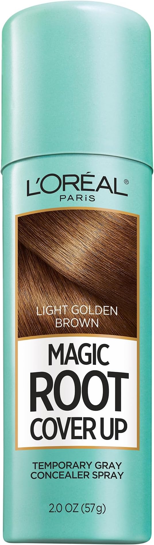 Magic Root Cover Up Gray Concealer Spray Light Golden Brown 2 oz.(Packaging May Vary)