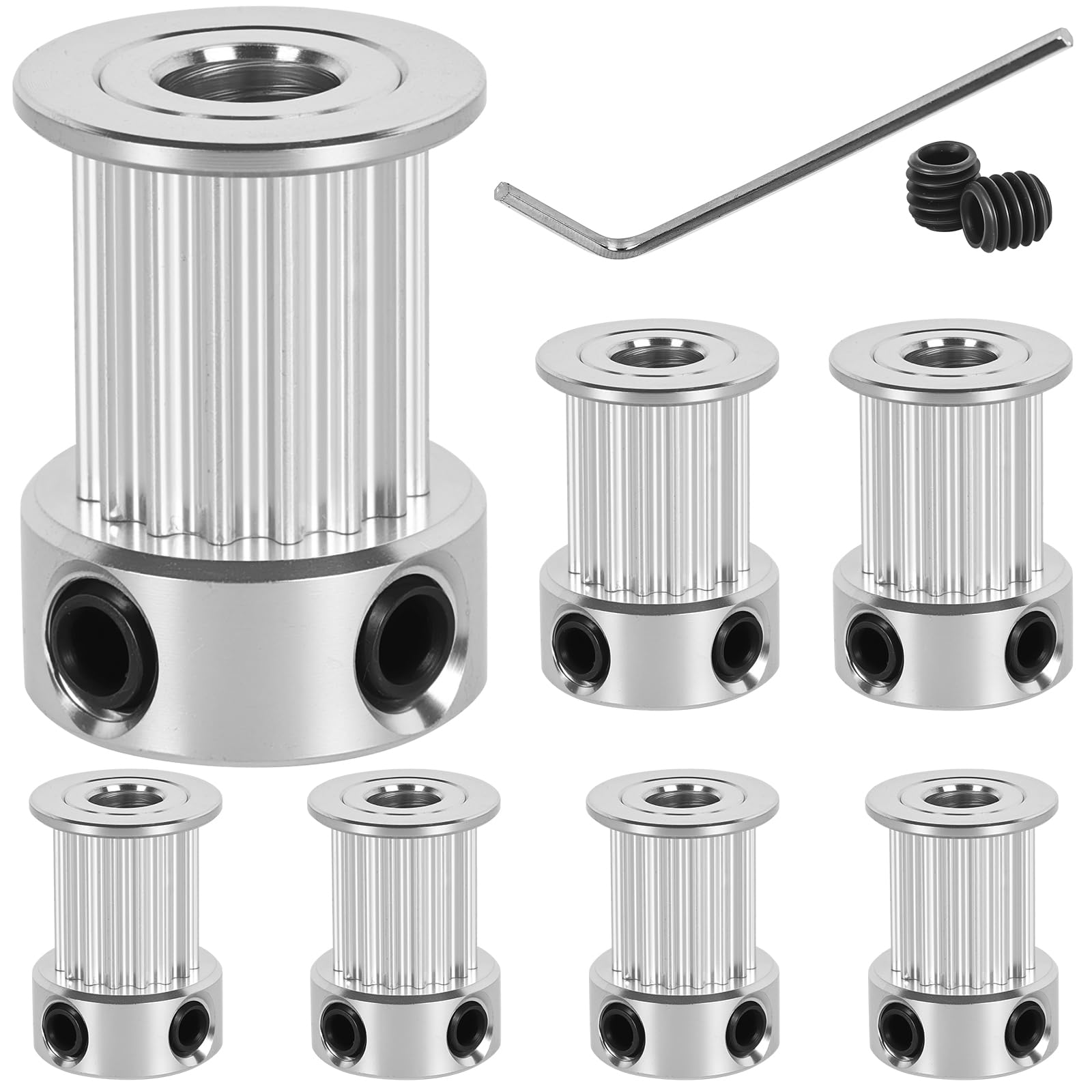 12 Pack GT2 Timing Belt Pulley 20 Teeth,8mm bore,synchronous Pulley — Amazon image 24