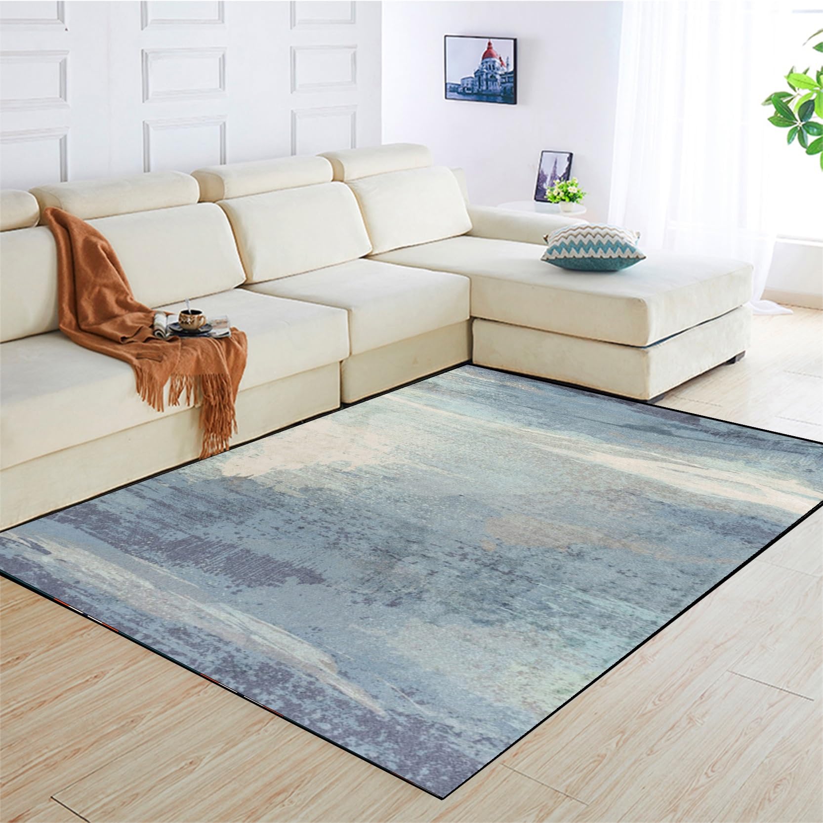 Alfombra Protectora Suelo 50 x 230 cm Robusta y Antideslizante Alfombras de área Fácil de Limpiar para Frente del Fregadero Pasillo, F