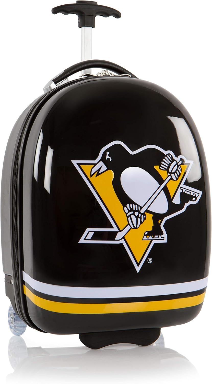 Heys America NHL Officially Licensed Wheeled Luggage (Pittsburg Penguins, 18-Inch)