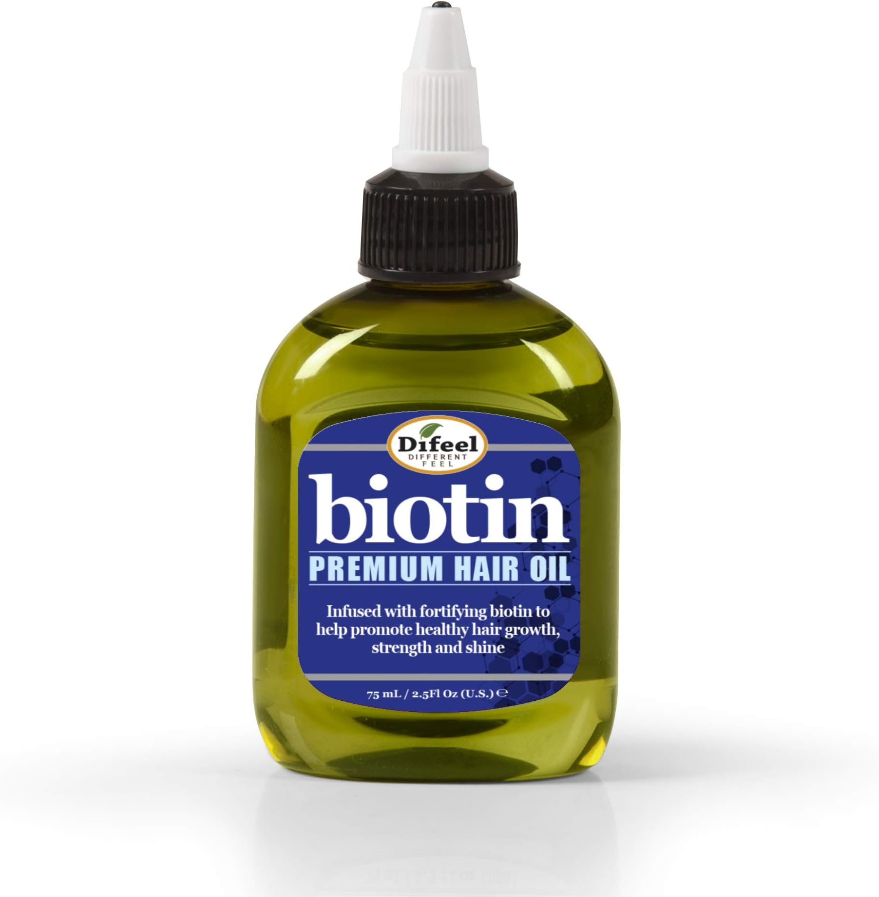Natural Premium Biotin Hair Oil | Infused With Fortified Strengthening Formulas | to Promote Healthy Hair Growth | Improves Both Hair Strength & Shine 75 Ml
