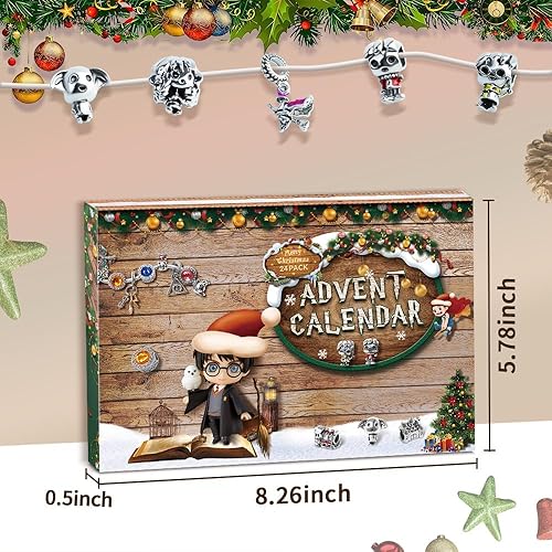 Miniatura 5 de Calendario de Adviento 2025, regalo mágico de Navidad para niños, cuenta regresiva de 24 días, juego de tema divertido sorpresa regalo para niños,