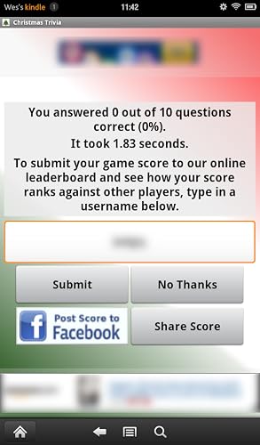 Christmas Trivia – vue 4