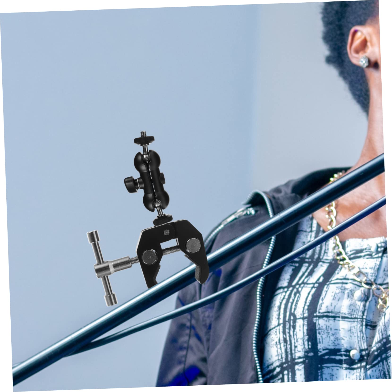 BESPORTBLE Mic Stand Accessory Kit 2pcs Microphone Crab Clamps Desk Clamp Holder for Adjustable Microphone