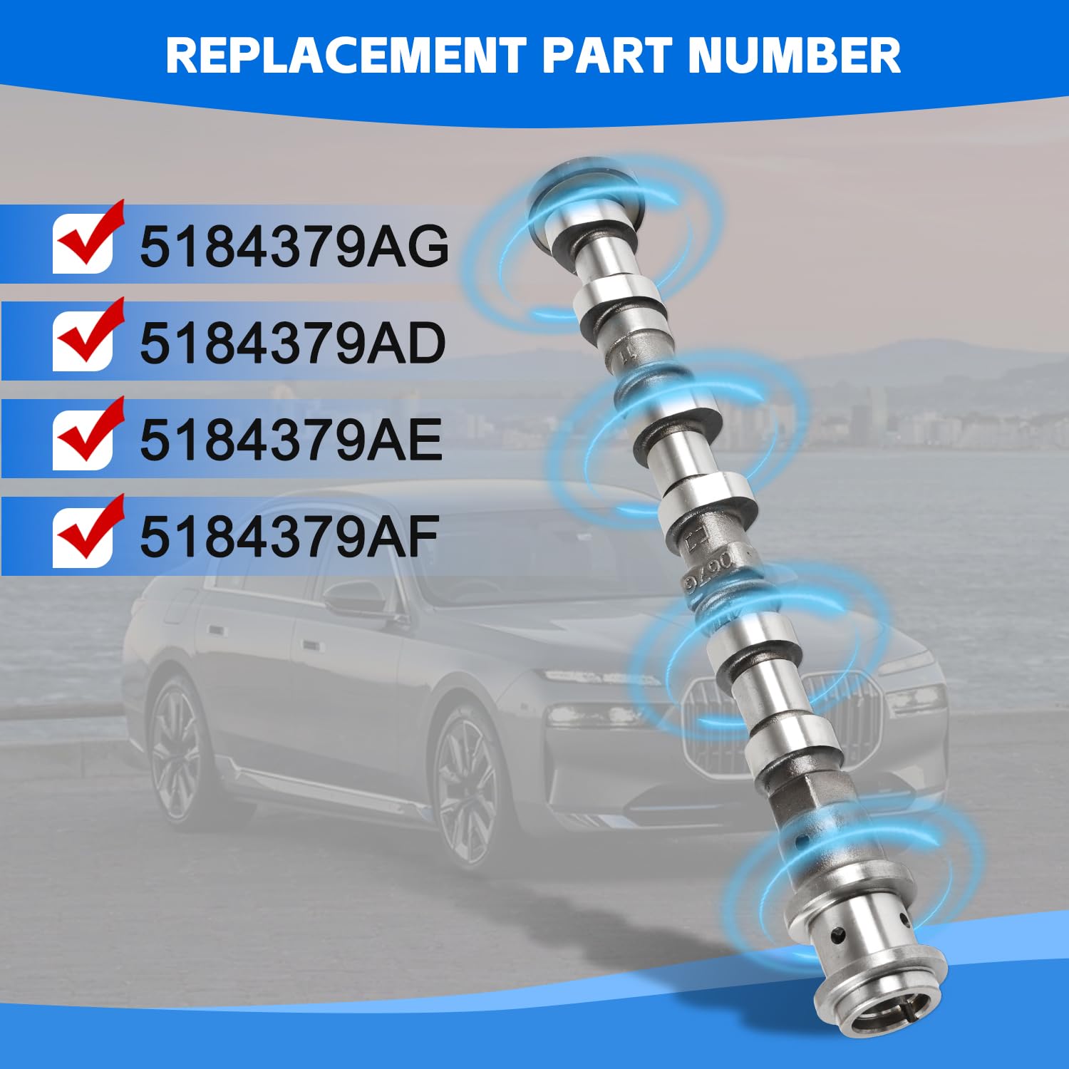 Amazon.com: DAYSYORE 5184379AG 5184379AF Left Intake Camshaft Fits  