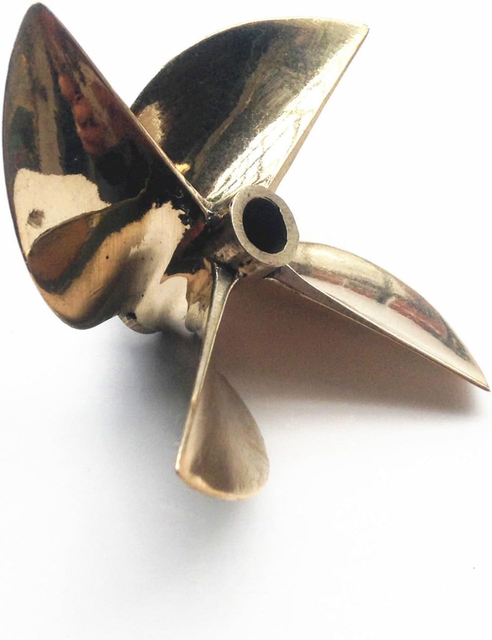 Left PROPELLER 26cc Brass Prop 6717 1/4" Shaft 4 Blade 67mm Diameter RC Boat RC#834