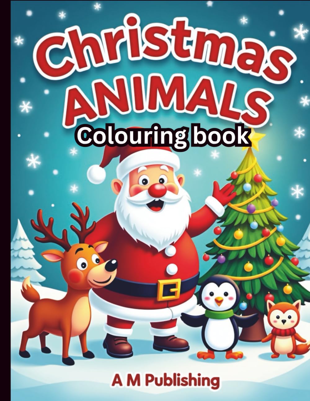 Christmas Animal Colouring book