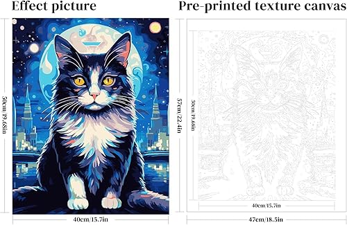 Miniatura 8 de QUITEDEW Pintura por números para adultos principiantes, mar, volcán, pintura por números, pintura de paisaje por números, pintura de paisaje para