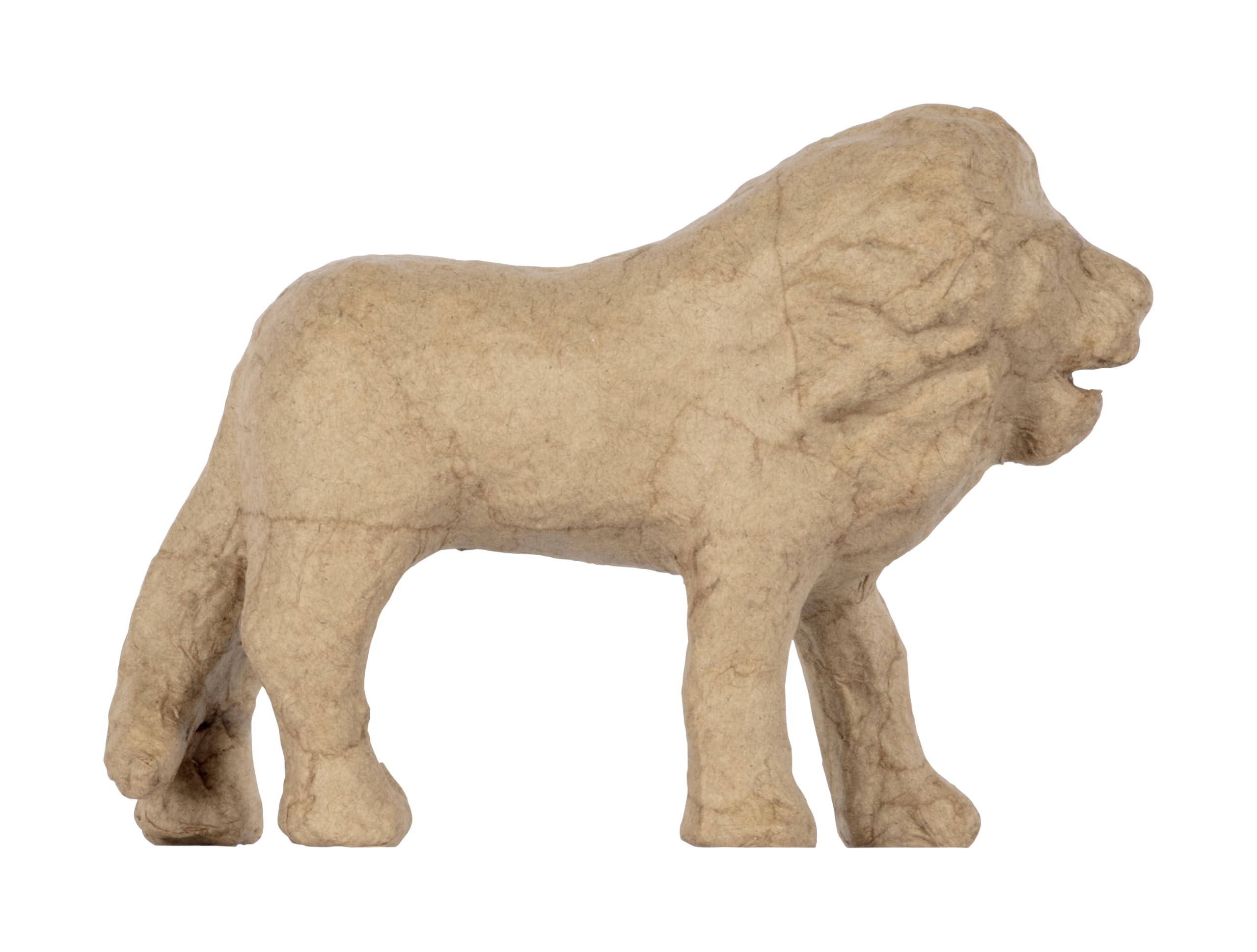 Décopatch AP212Cpack - Lion - Set 5 - Papier-Mache Object 12.5x4x9cm - DIY