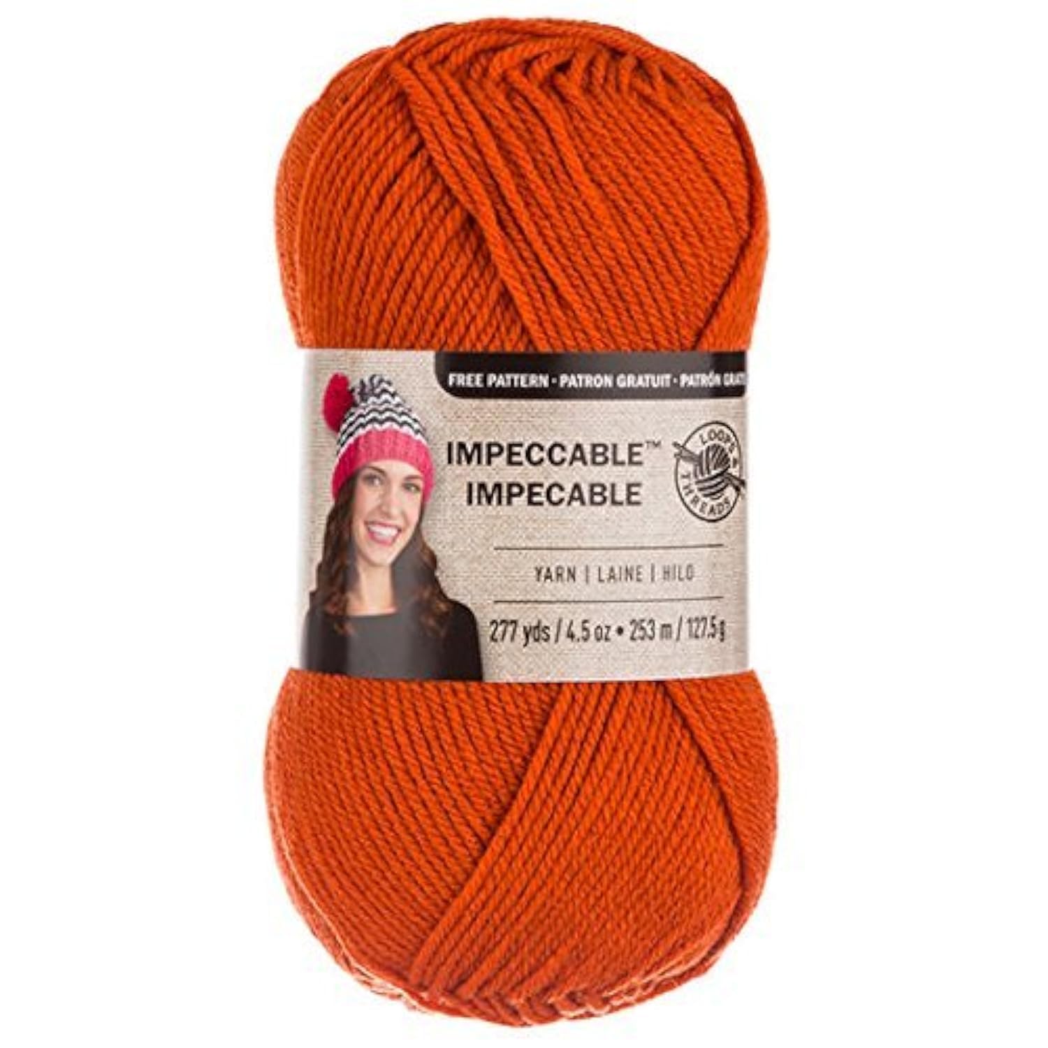 Impeccable Yarn 4.5 oz. One Ball - Pumpkin