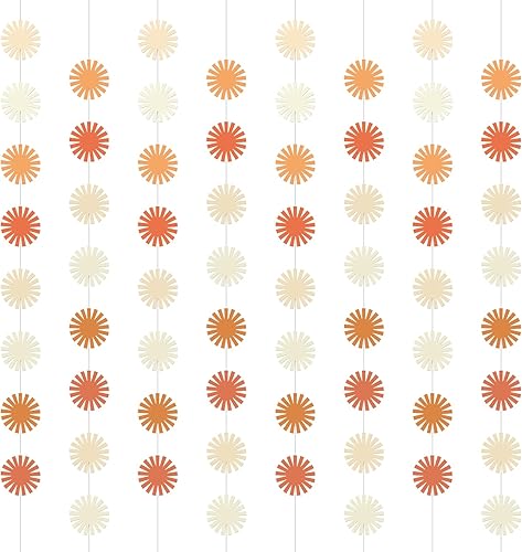 Qilery 8 pancartas colgantes de fiesta boho con texto en inglés Here Comes the Son Here Comes the Son, decoraciones retro para fiesta de cumpleaños