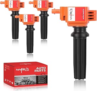 PAPAPARTS Set of 4 Ignition Coil Pack UF670 Compatible with Ford Focus Fusion Escape Edge Explorer for Mustang 2013 2014 2015 2016 2017 2018 2019 for Lincoln MKZ MKT MKC 2.0L L4 Coils Replace C1646