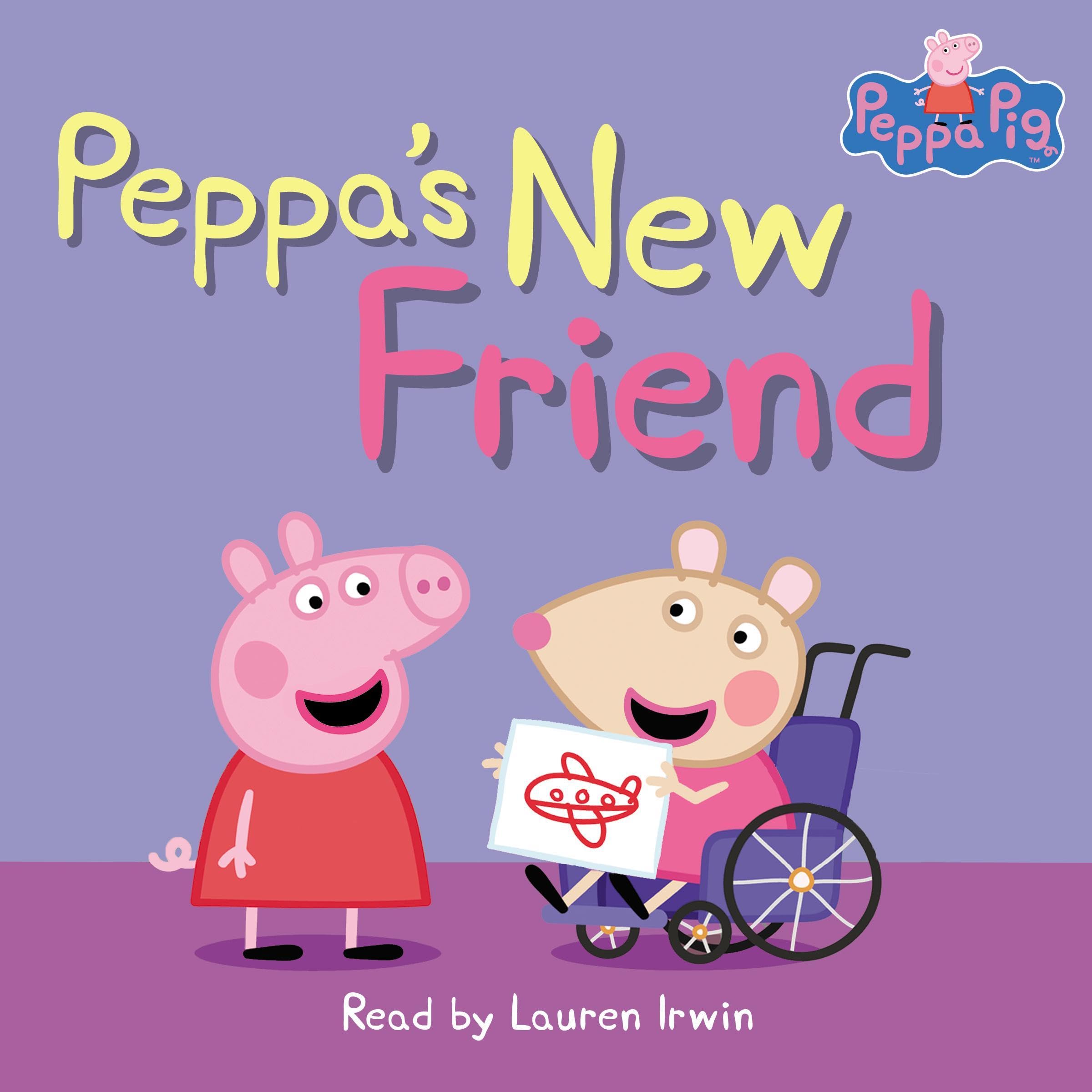 Cover art for Peppa's New Friend (Peppa Pig Level 1 Reader with Stickers)