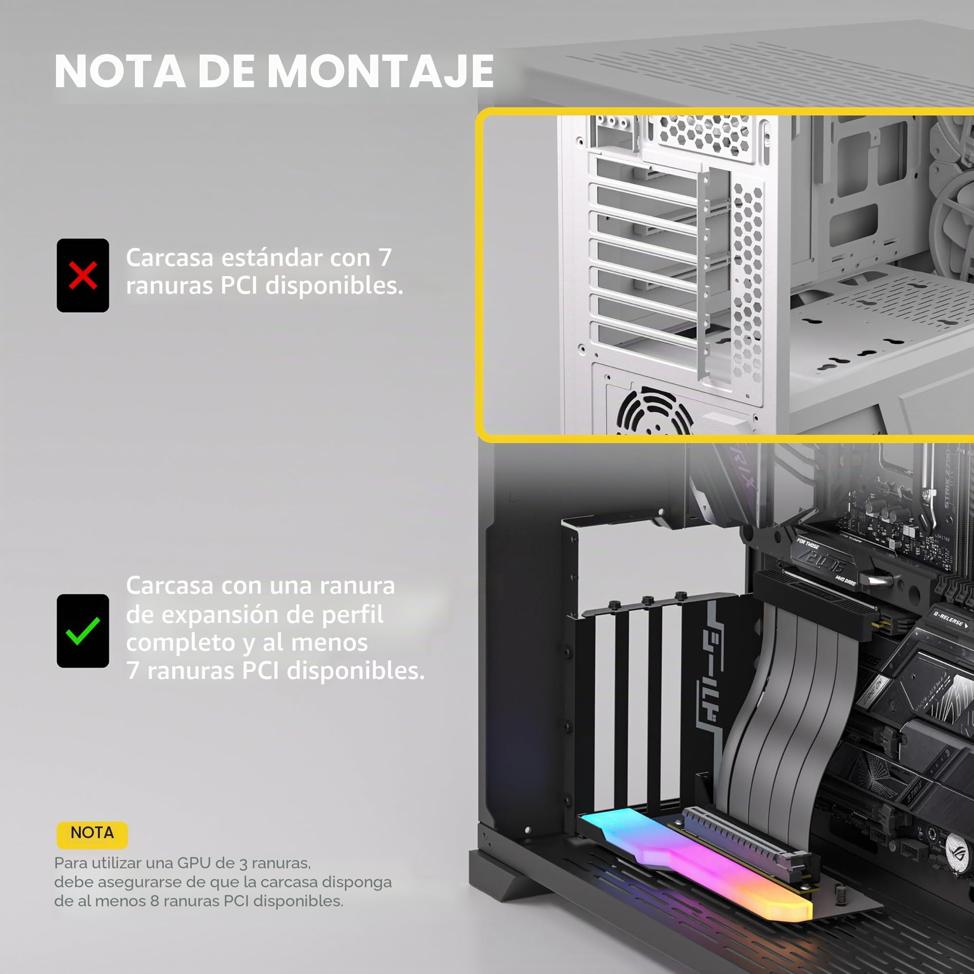 EZDIY-FAB Shield Series - Soporte vertical para GPU para tarjetas gráficas, cable elevador PCIe 4.0 de alta velocidad, extensión flexible de 115 mm, conector de 90°, compatible con ranuras PCIe
