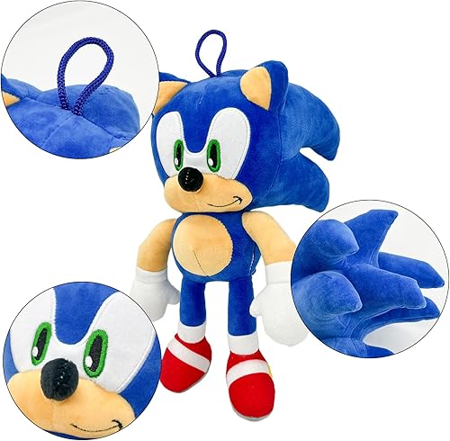 Miniatura 4 de Muñeca de peluche sónico de 12 pulgadas The Hedgehog 2 The Movie PlushKnuckles Sonic Plush Toy Toy de peluche de sombras regalo para niños Sonic