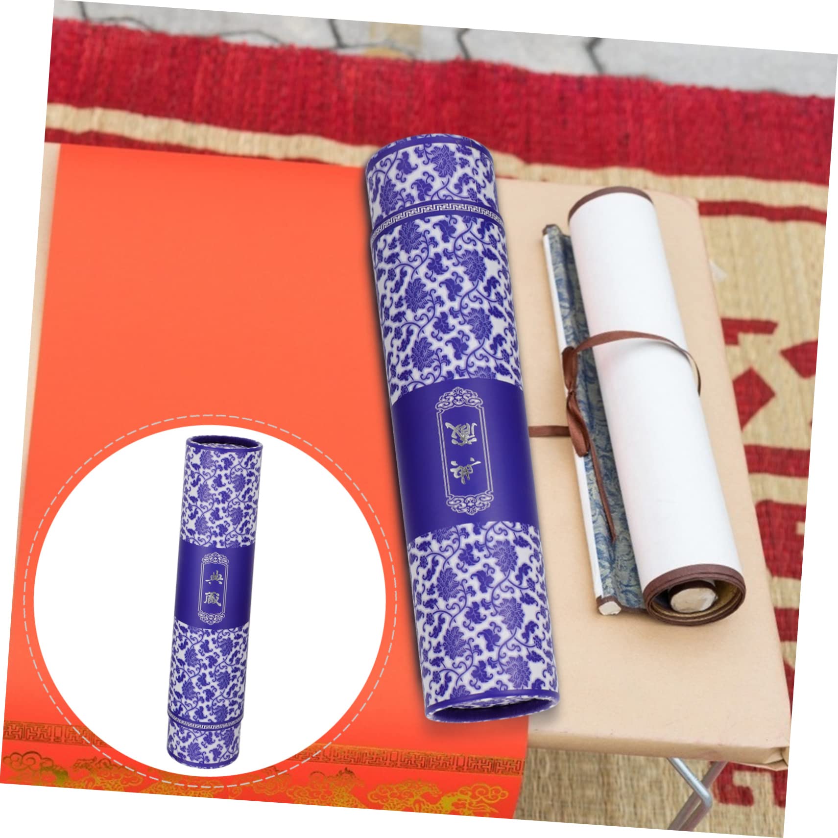 Didiseaon 2 Uds Tubo De Póster Extraíble Carpetas Negras Grandes Clips De Carpeta Contenedor Pre Rollo Tubos Dibujo Papel Almacenamiento Tubo Póster Soporte Dibujos Caja De Almacenamiento