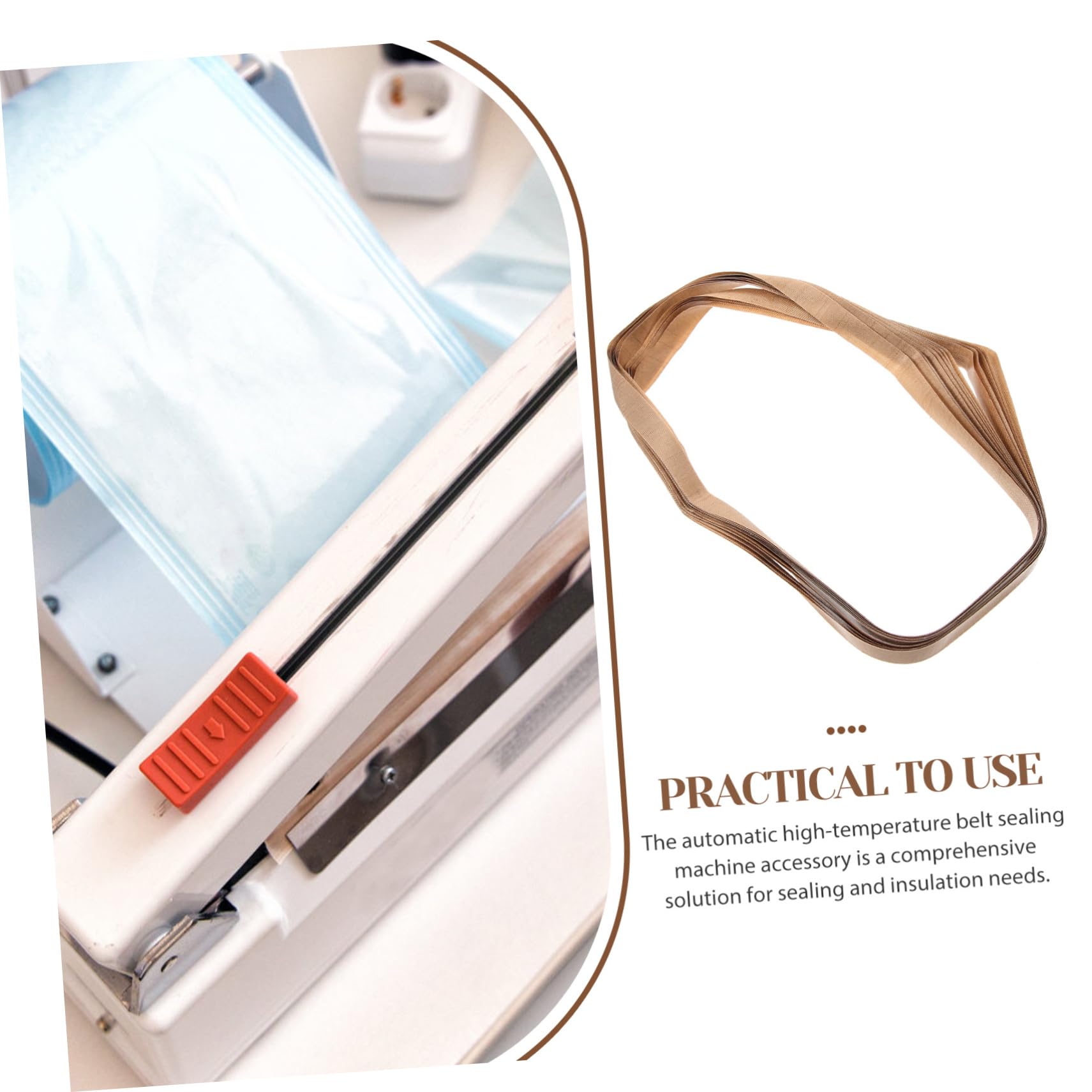 OHPHCALL High Temperature Sealing Belt Sealing Machine Band Continuous Band Sealer Package Sealer Accessory