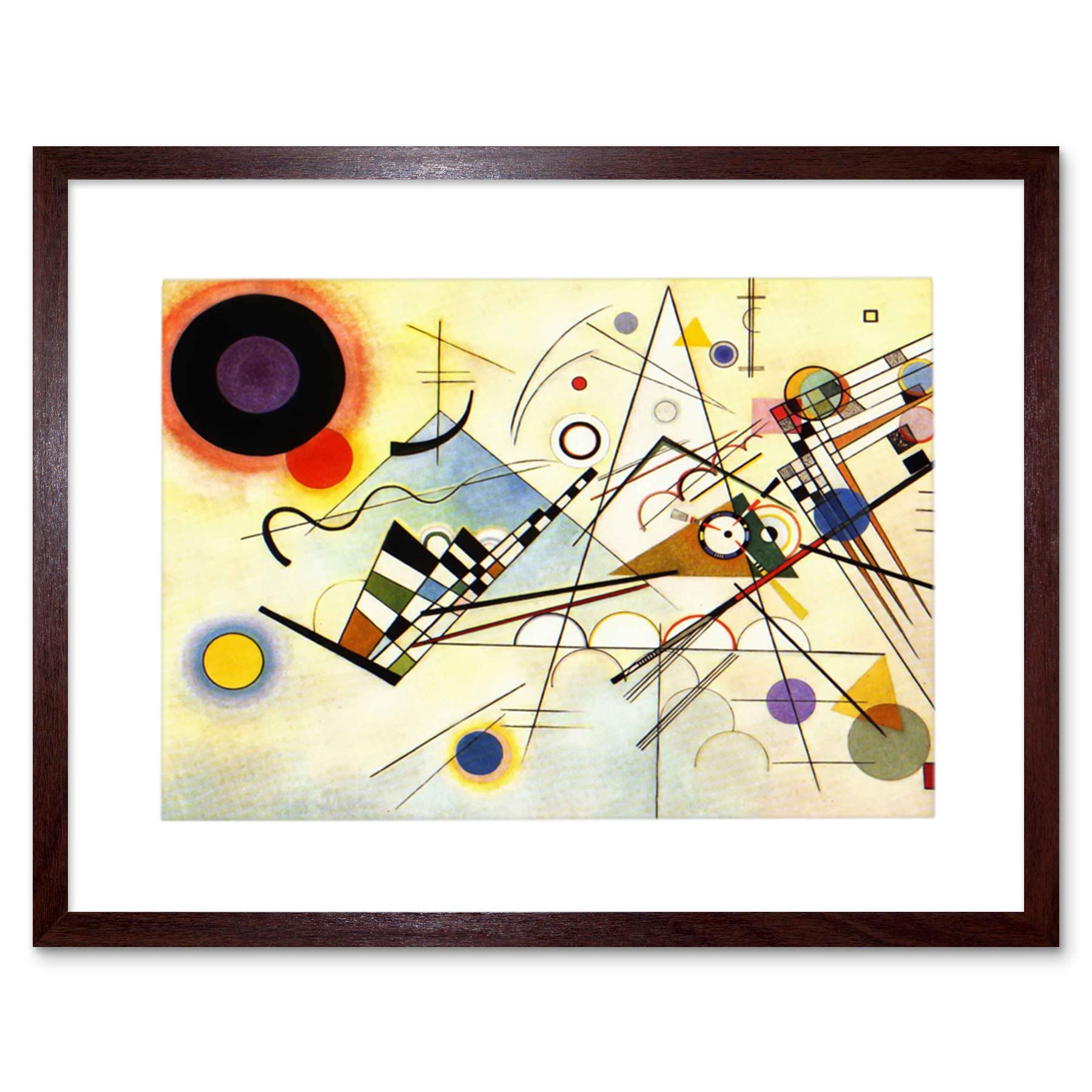 Amazon.com: KANDINSKY COMPOSITION VIII FRAMED ART PRINT F12X8532