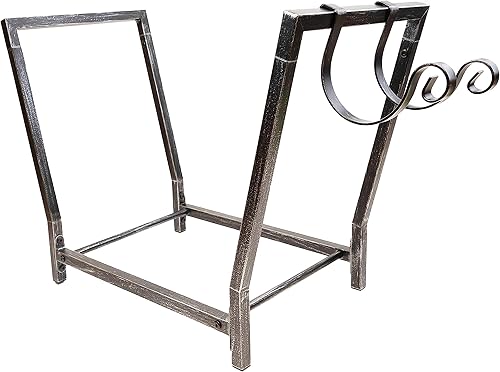 FireProof Pros Estantes de leña para interiores y exteriores con ganchos de madera Kindling. Soporte de madera de doble revestimiento de 25.6 disponible en Yaxa Venezuela