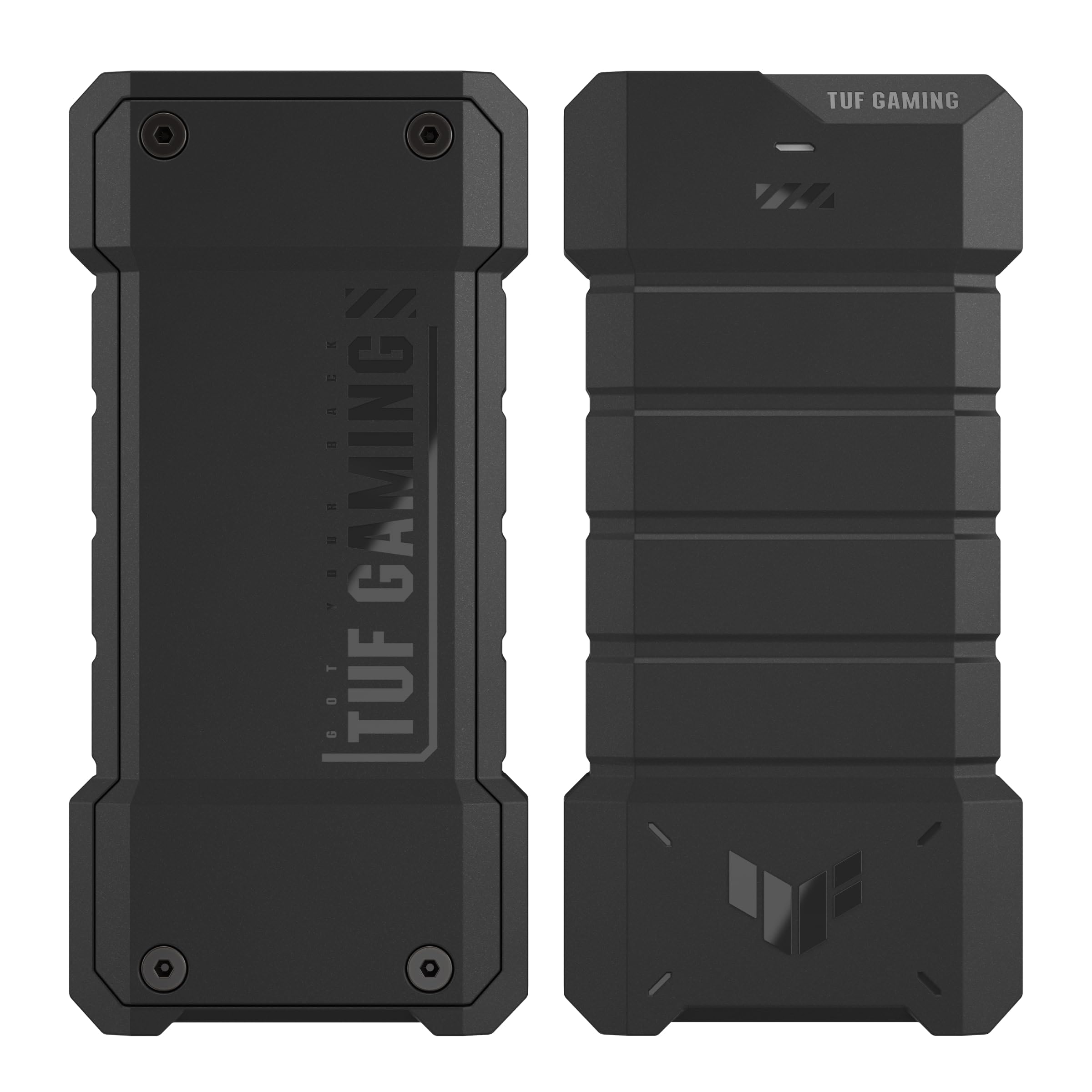 ASUS TUF Gaming AS2000 Plus USB-C 3.2Gen 2x2 Portable M.2 NVMe PCIe SSD 2TB | IP68 Wasser- und Staubschutz, Gehäuse aus Aluminiumlegierung mit Wärmeleitpad, gebündelte NTI Backup Now EZ