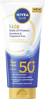 NIVEA Sun Kids Daily Sensitive UV Cream for Body and Face SPF50 100 ml