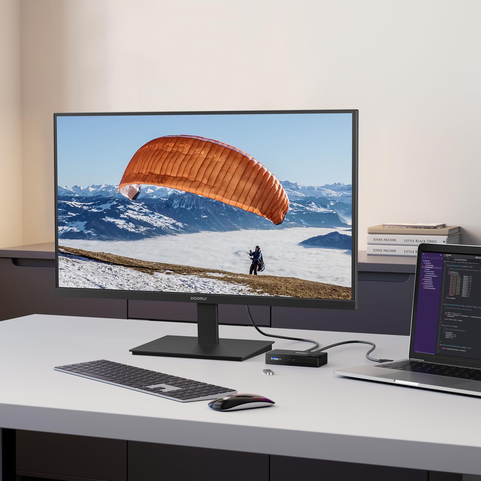 KOORUI E2412F 24 Inch FHD Monitor, Gaming 100Hz, VA Computer Monitors, 1080P Pc Screen, 5ms, VESA 100x100mm, Eye Care, HDMI, VGA — view 10