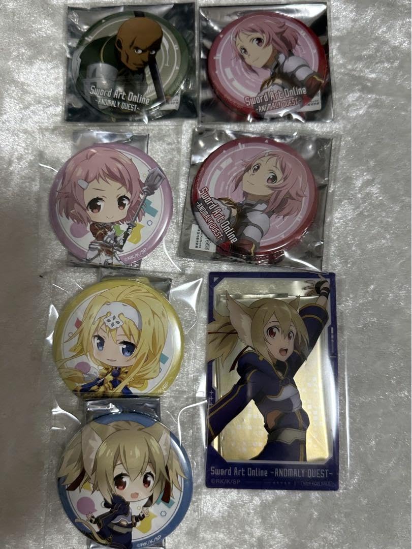 ソードアート・オンライン キリト アスナ 缶バッジ アノマリークエスト Amazon.co.jp: ソードアートオンライン SAO アノマリークエスト 缶
