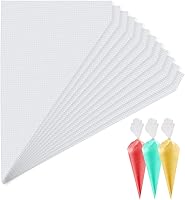 ChengFu 100 Pack 8 Inch Disposable Mini Piping Bags - Thick, Leak-Proof Pastry Bags for Cake Frosting, Cupcakes & Desserts