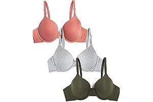 Women's T-Shirt Bra with 100% Cotton