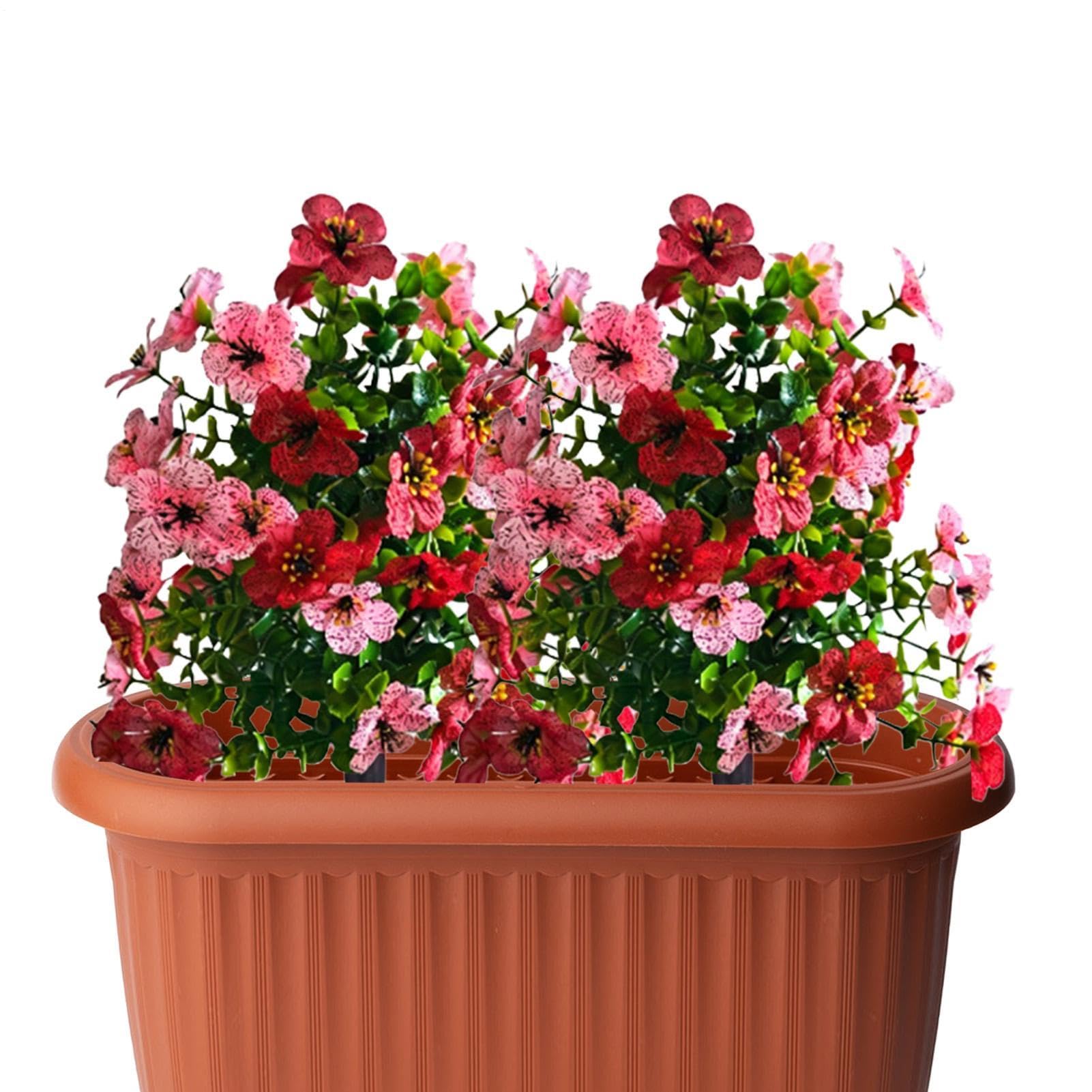Plantas resistentes a la intemperie para decorar balcones y macetas de interior con flores falsas