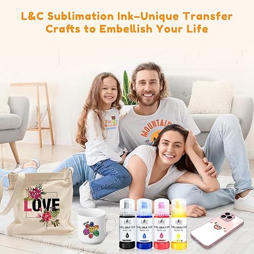 Miniatura 7 de Tinta de sublimación para impresoras de inyección Epson ET2400, ET2720, ET4800, ET-2803, ET-2800, ET-2840, ET-4700, ET-2760, ET-2750, ET-2850,