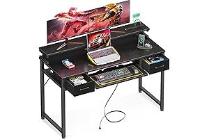 ODK Computer Desk with Drawer for Home Office and Gaming, 48 Inch...