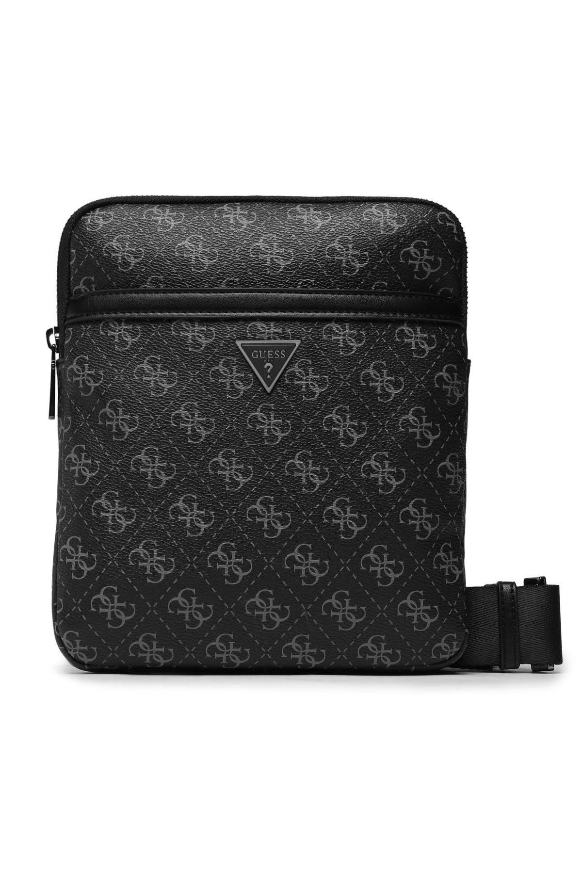 Guess Vezzola Smart Crossbody Flat Bag Dark Black-image