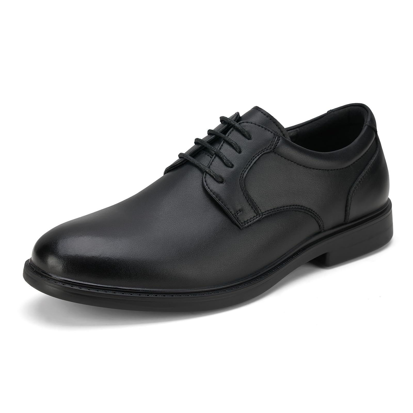 HEEZ Anzugschuhe Herren, Klassischer Businessschuhe Oxford Derby Schuhe, Herren Comfort Hochzeits Schnürhalbschuhe Herrenlederschuhe