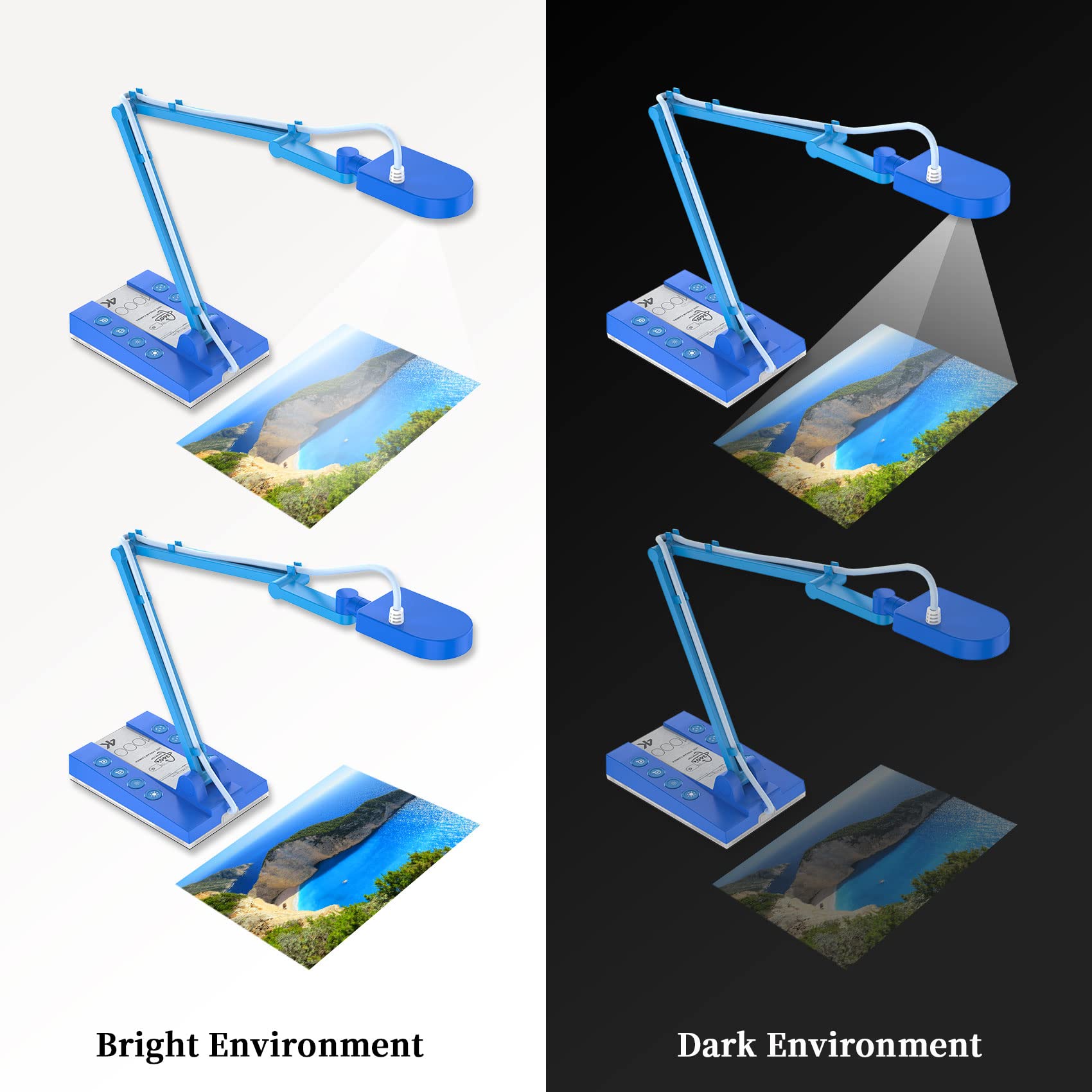 Amazon.co.jp: MiraBox HD USB 1000万書画 ドキュメントカメラ 先生用