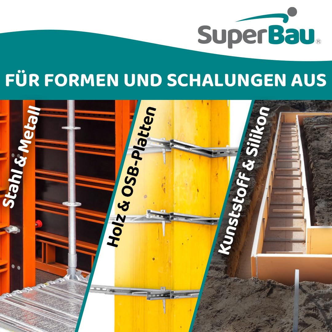 Schalöl 5L (≈25m²) Trennmittel Beton | Betontrennmittel für Formen und Schalungen aus Metall, Holz, OSB-Platten, Kunststoff. Schutz von Baumaschinen.